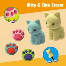 Kitty & Claw Eraser
